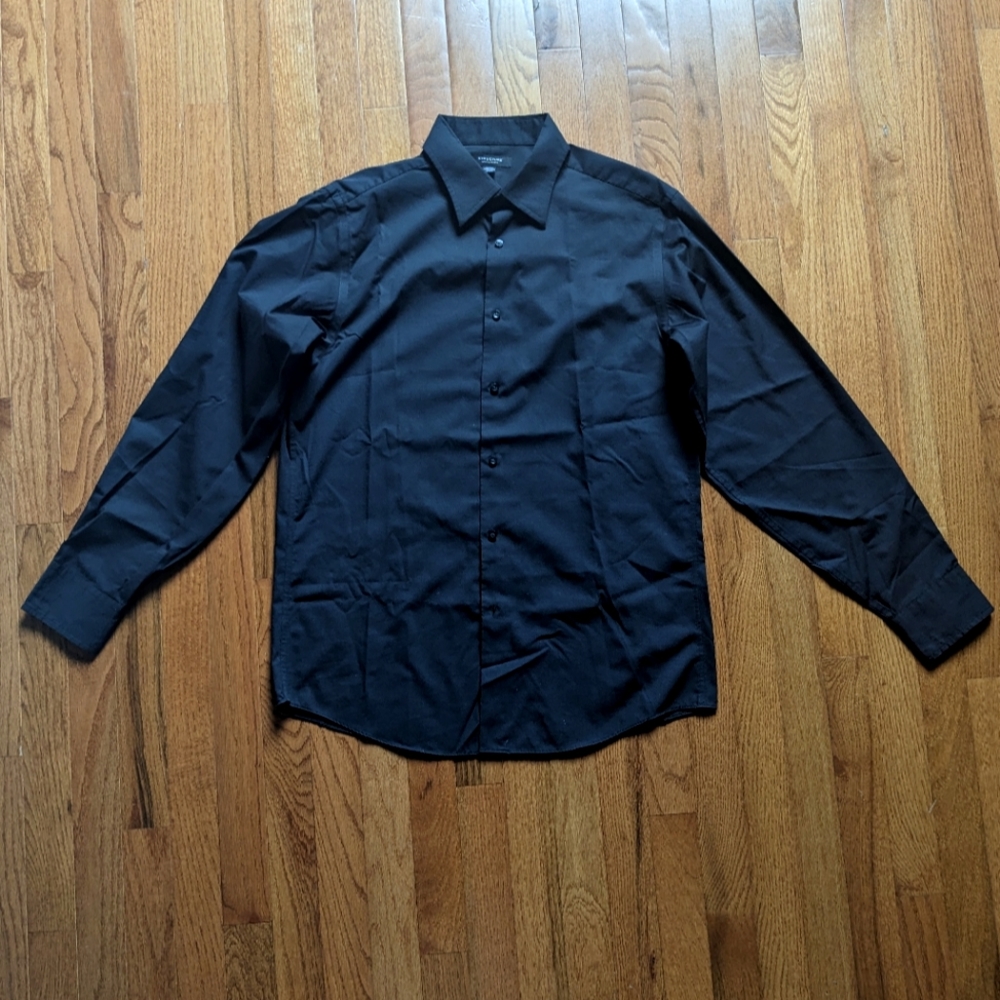 NWOT Men's Black Dress Shirt